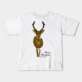 Christmas reindeer Kids T-Shirt